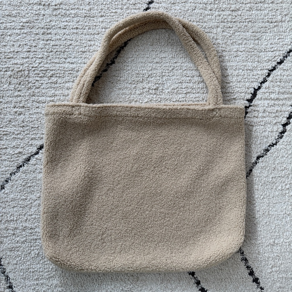 Studio Noos Chunky Teddy Mom Bag - ecru, great condition